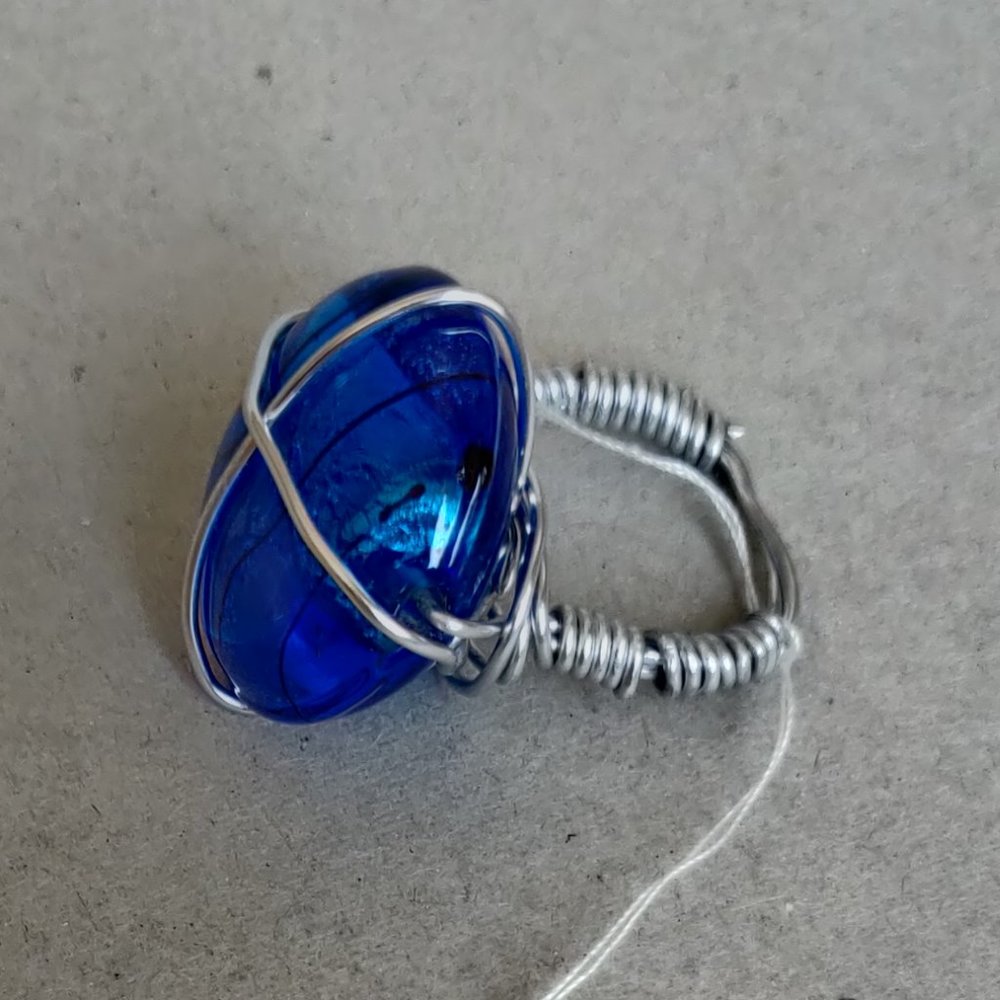 WIRE WRAPPED  RING - Picture 2 of 3